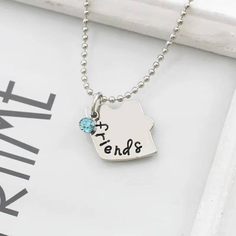 Best Friend Heart Pendant Necklace Set  BFF Friendship Jewelry (3)