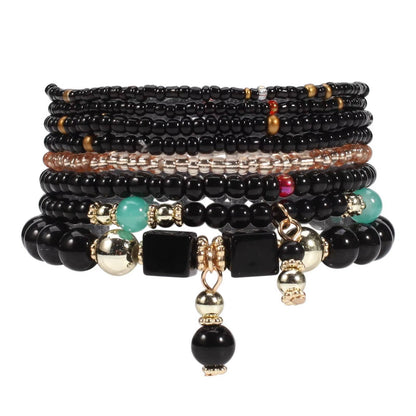 Bohemian Stackable Bead Bracelets for Women (7)