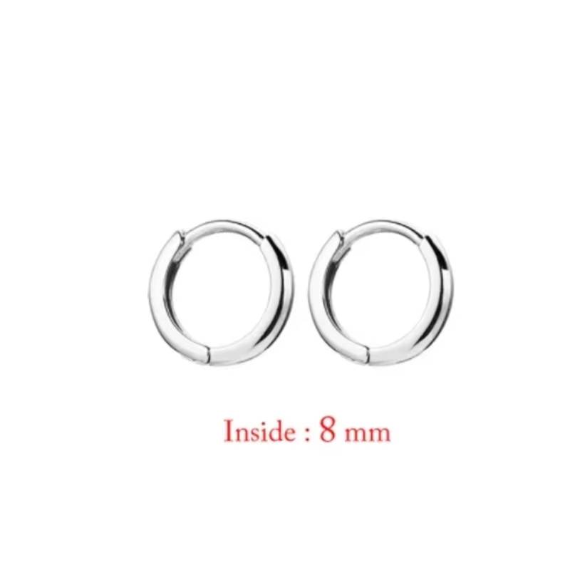 Crystal Heart Small Hoop Earring Dangle Tragus Piercing Moon (30)