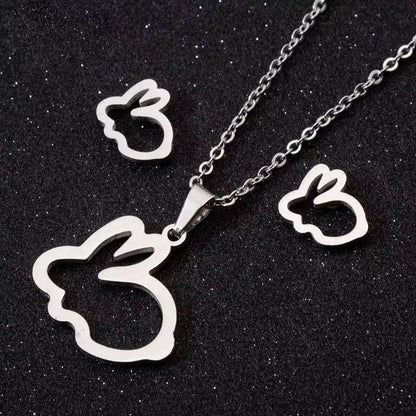 Cute Bunny Rabbit Unicorn Kitty Charm Necklace - Easter Jewelry Gifts (7)