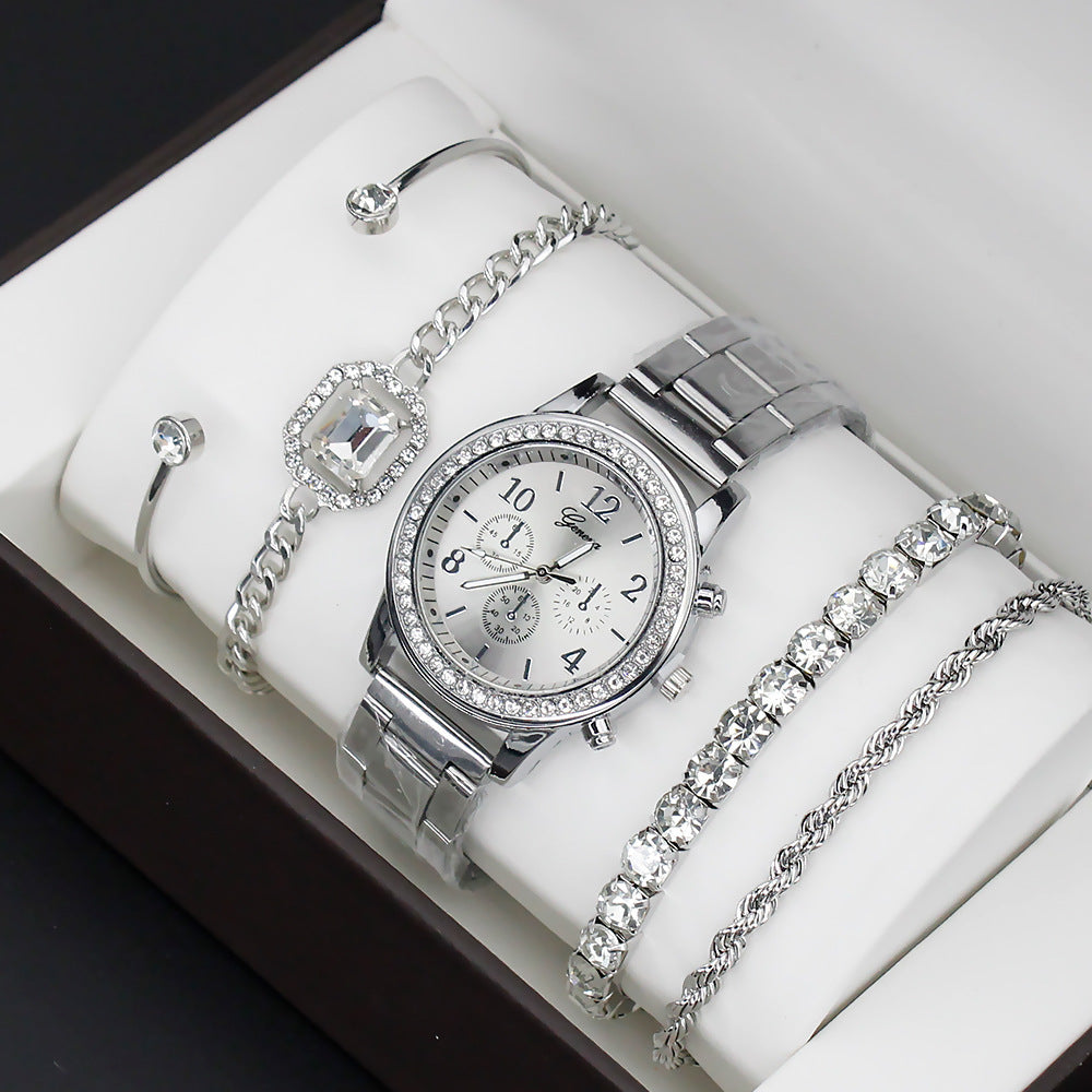 Fashion Women's Watch with Jewelry Set