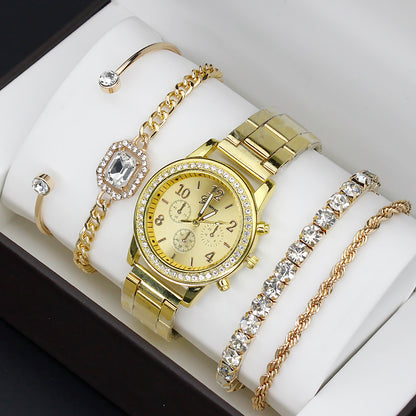 Fashion Women's Watch with Jewelry Set (2)