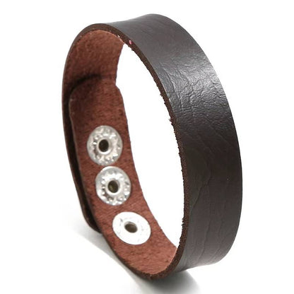 Handmade Woven Leather Bracelet Set for Men (39)