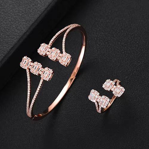 Luxury Trendy Mix Match Stackable Bangle Ring Set (16)