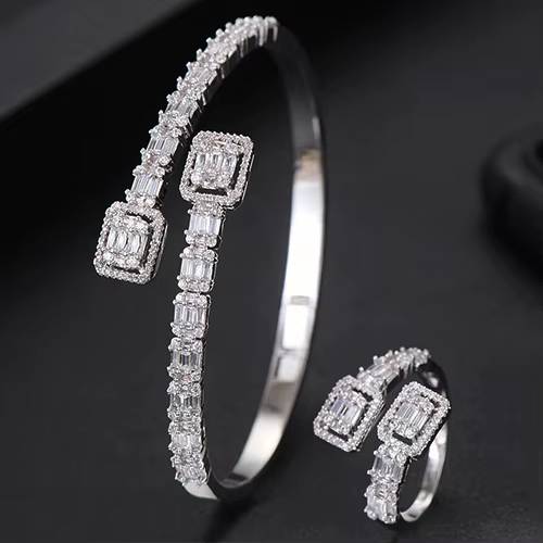 Luxury Trendy Mix Match Stackable Bangle Ring Set (7)