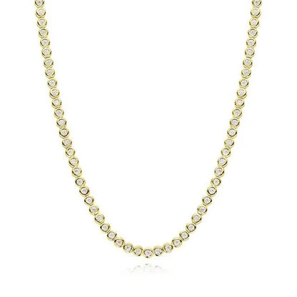 Moissanite Tennis Necklace & Bracelet Set (6)