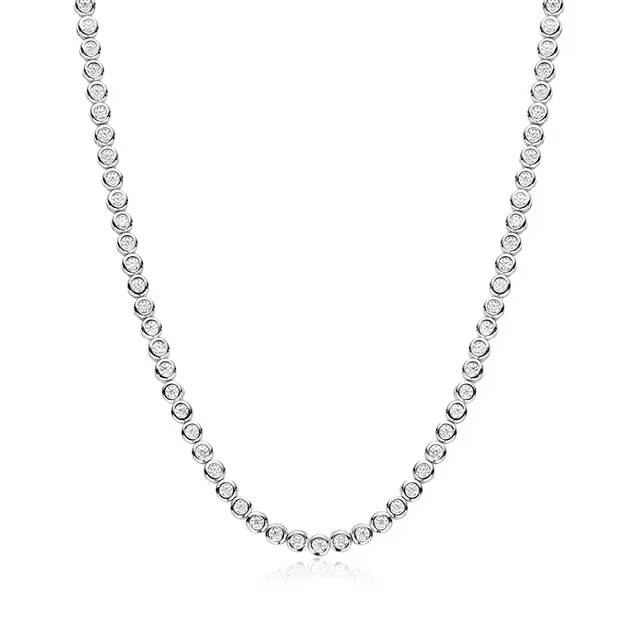 Moissanite Tennis Necklace & Bracelet Set (7)