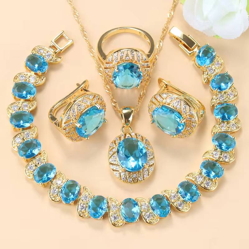 Moroccan Jewelry Set 18K Gold Plated (9)