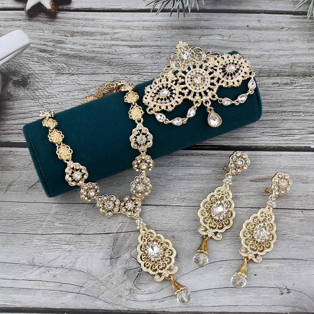 Neovisson Gold Algeria Bride Wedding Jewelry Set (2)